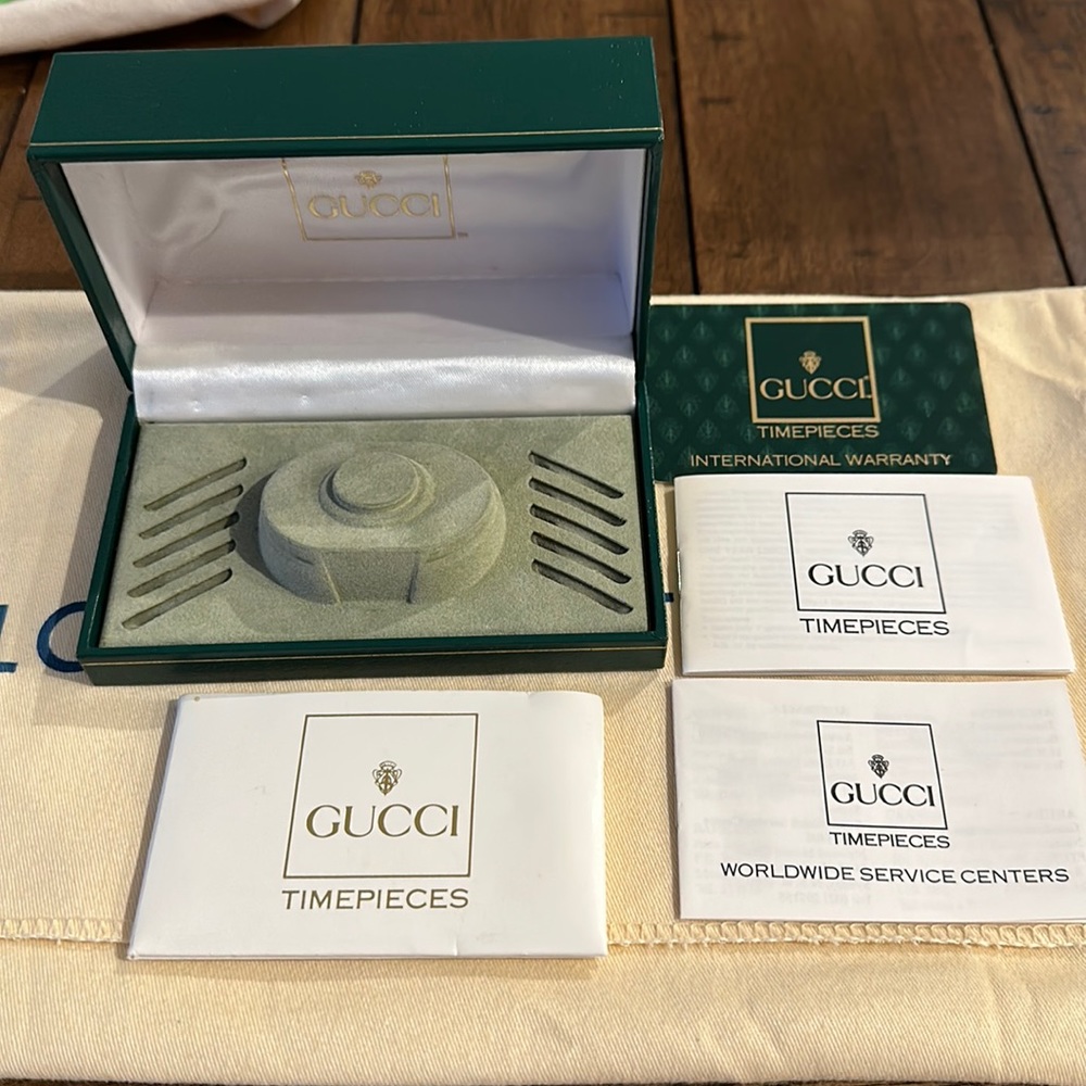 Gucci Green Box with Authenticity Card Only